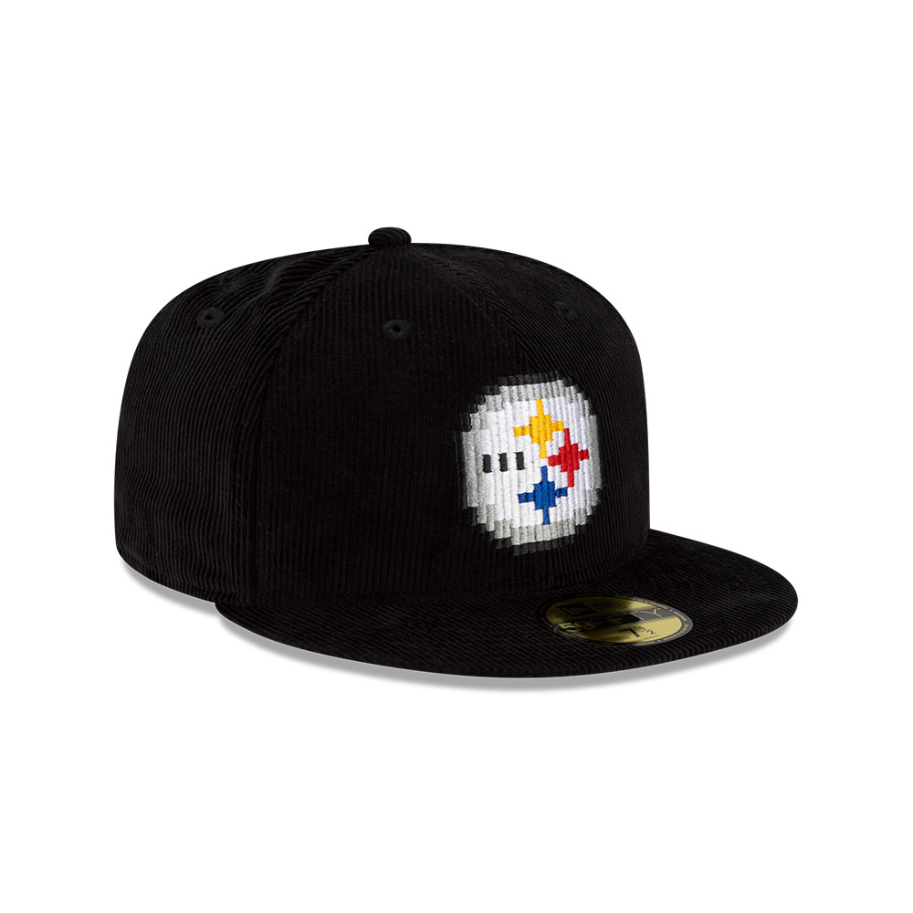 GORRA 59FIFTY NFL PITTSBURGH STEELERS PIXELS NEGRO - 3