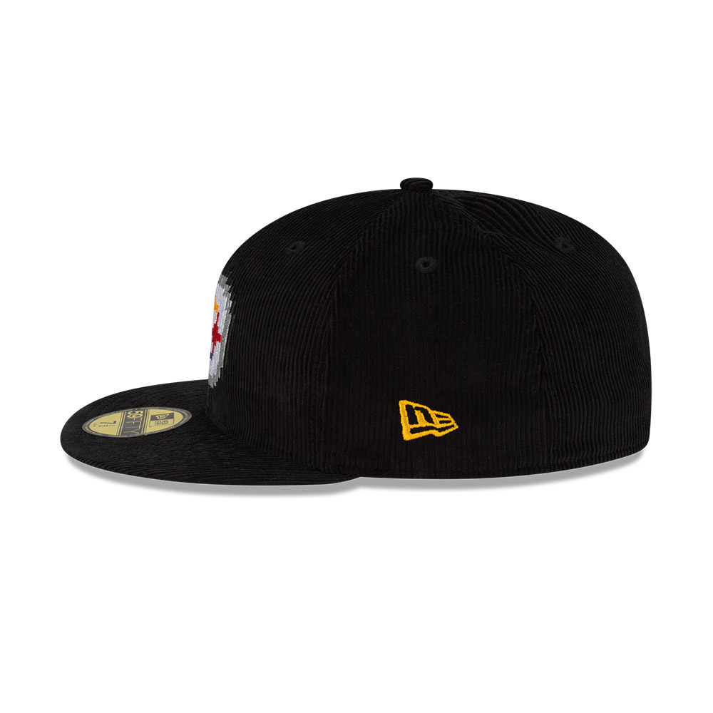 GORRA 59FIFTY NFL PITTSBURGH STEELERS PIXELS NEGRO - 4