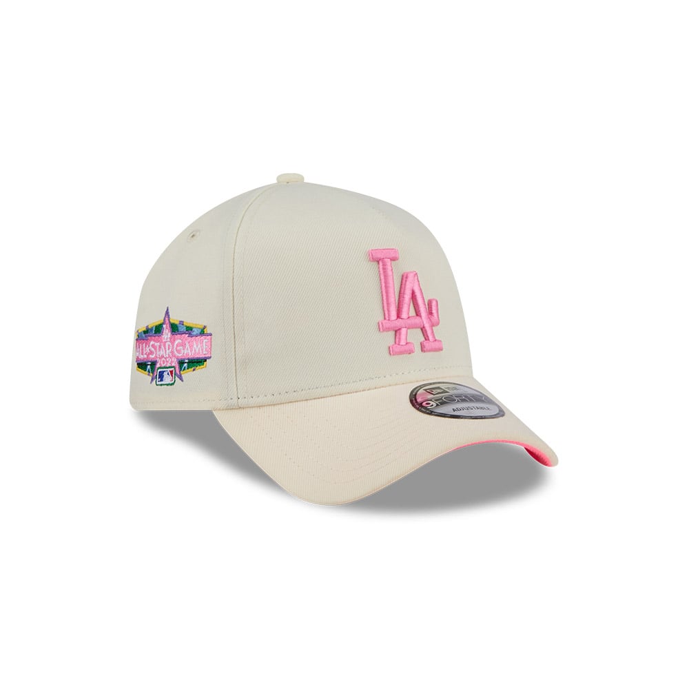 GORRA 9FORTY MLB LOS ANGELES DODGERS PINK GLOW BLANCO - 3