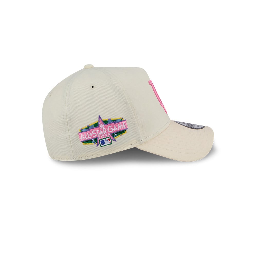 GORRA 9FORTY MLB LOS ANGELES DODGERS PINK GLOW BLANCO - 5