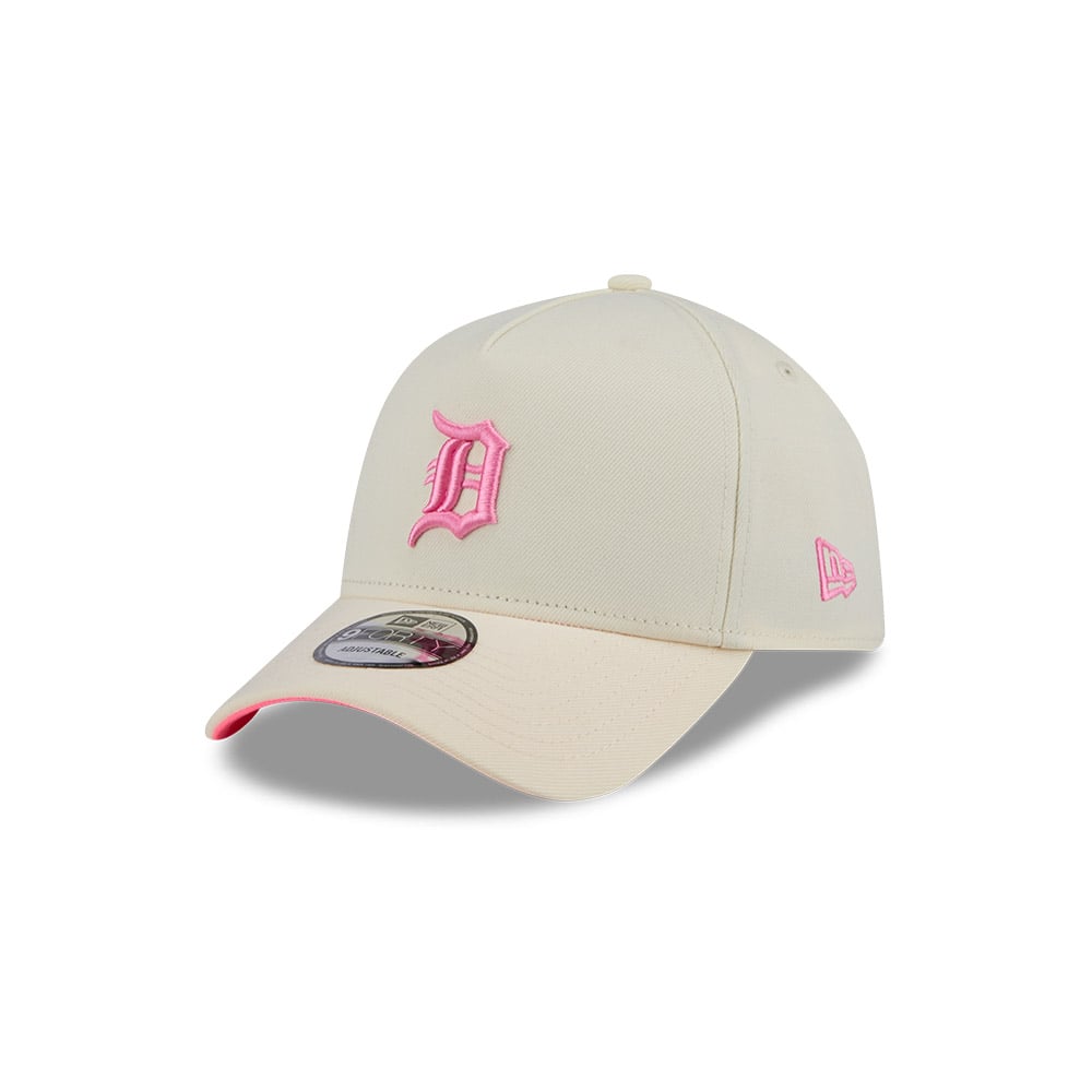 GORRA 9FORTY MLB DETROIT TIGERS PINK GLOW BLANCO - 1