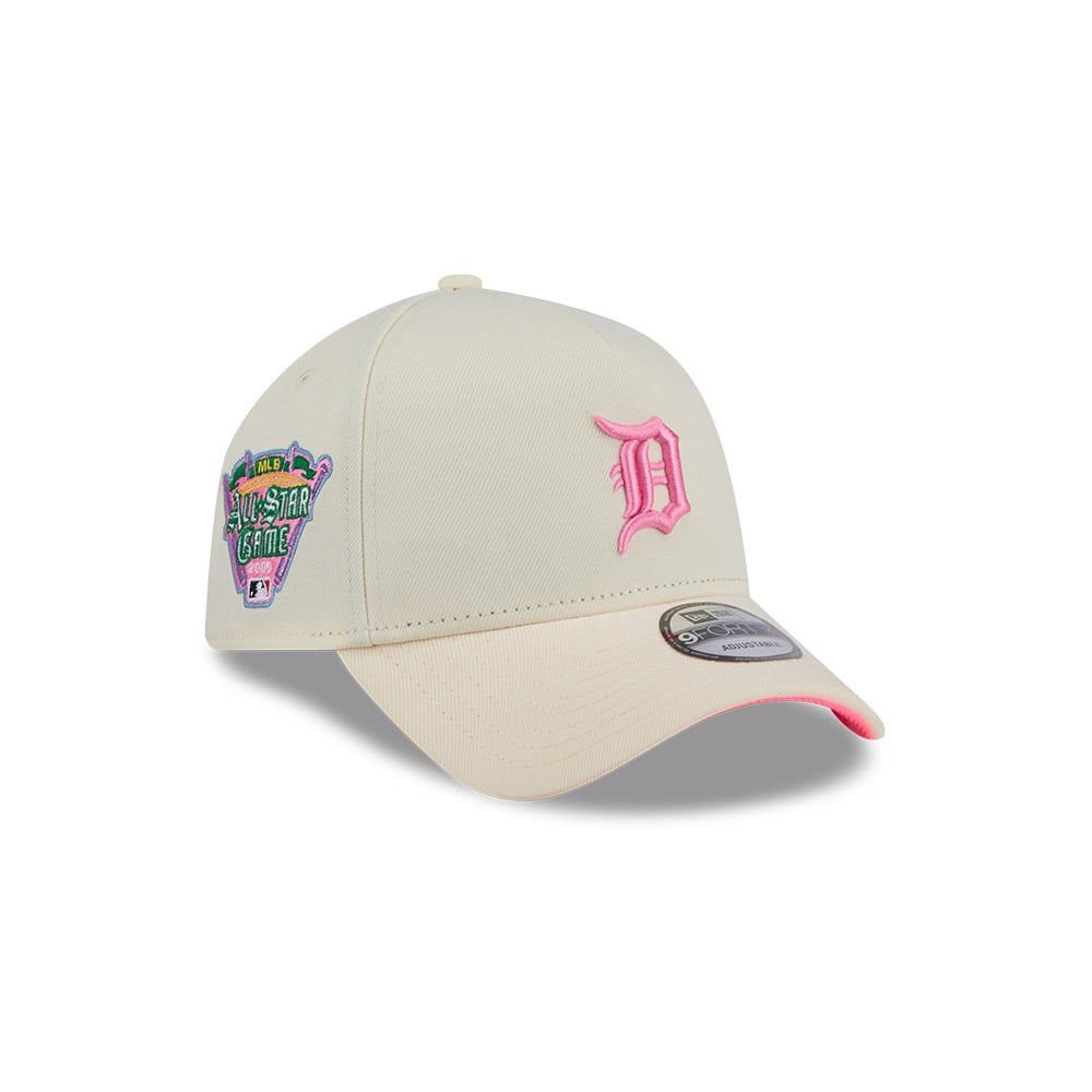 GORRA 9FORTY MLB DETROIT TIGERS PINK GLOW BLANCO - 3