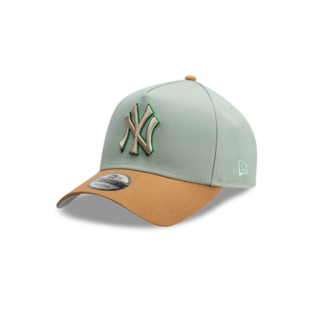 GORRA 9FORTY MLB NEW YORK YANKEES GREEN BRZ CELESTE - 1