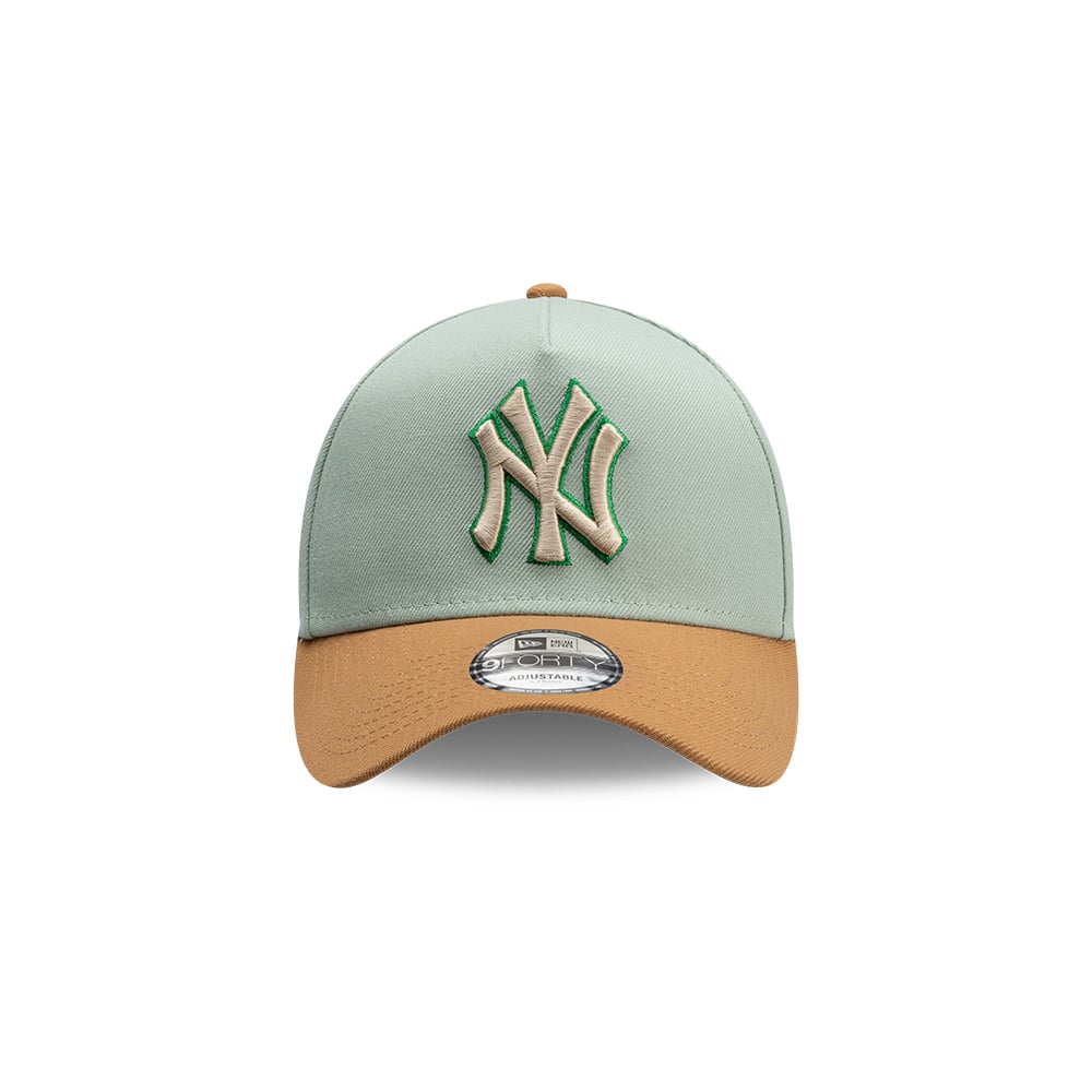 GORRA 9FORTY MLB NEW YORK YANKEES GREEN BRZ CELESTE - 2