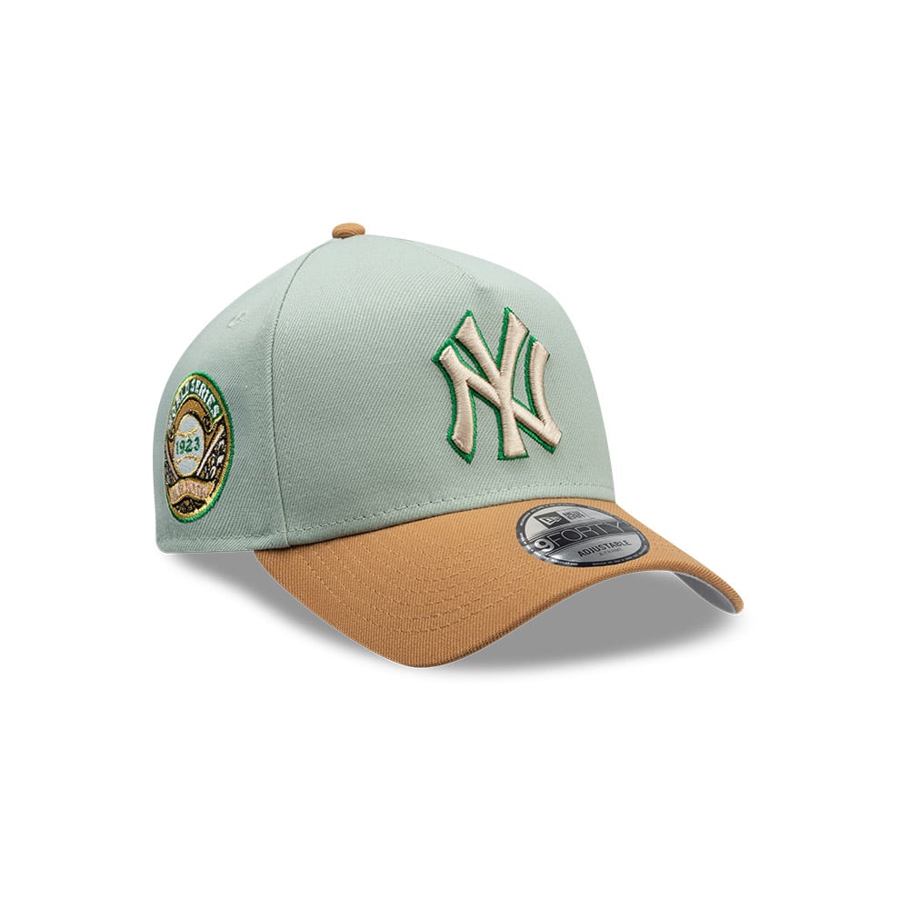 GORRA 9FORTY MLB NEW YORK YANKEES GREEN BRZ CELESTE - 3