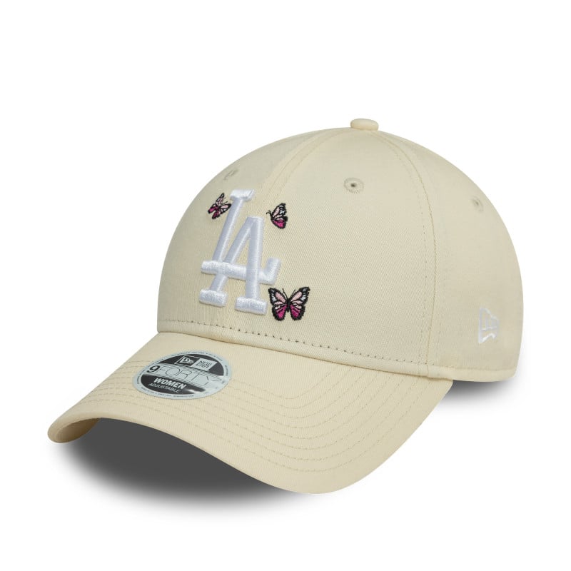 GORRA 9FORTY MLB LOS ANGELES DODGERS BUTTERFLY ICON BEIGE - 3