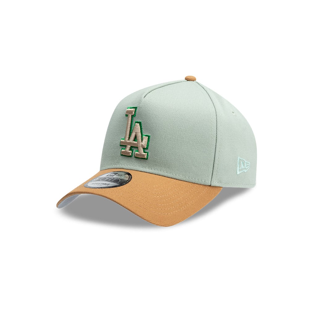 GORRA 9FORTY MLB LOS ANGELES DODGERS GREEN BRZ CELESTE - 1