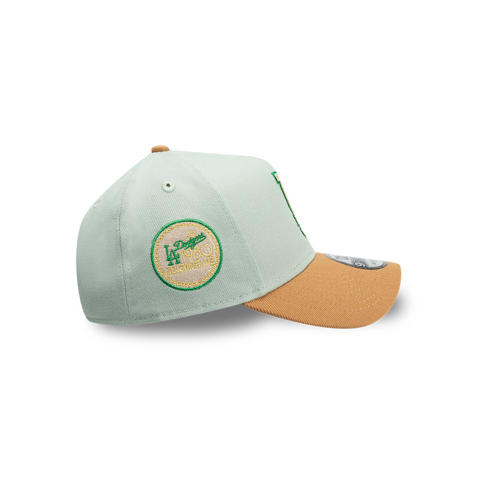 GORRA 9FORTY MLB LOS ANGELES DODGERS GREEN BRZ CELESTE - 4