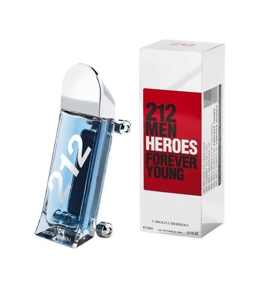 212 HEROES PERFUME CH 212 MEN EDT EDT 150ML PARA HOMBRE - 1