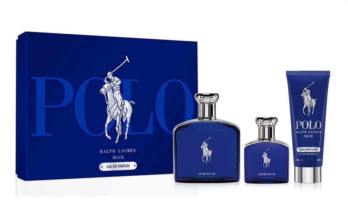 RALPH LAUREN POLO BLUE EAU DE PARFUM 125 ML+ 40 ML + BODY LOTION 75ML - 2