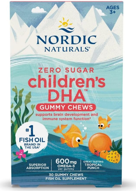 NORDIC NATURALS ZERO SUGAR - 30 GOMITAS MASTICABLES DE DHA PARA NIÑO - 1