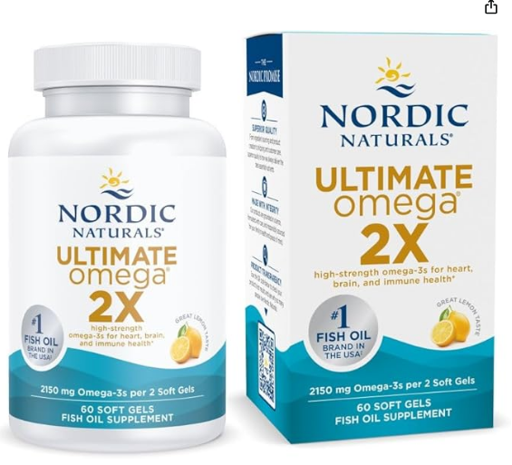NORDIC NATURALS DHA ULTIMATE OMEGA 2X SABOR A LIMÓN - 1
