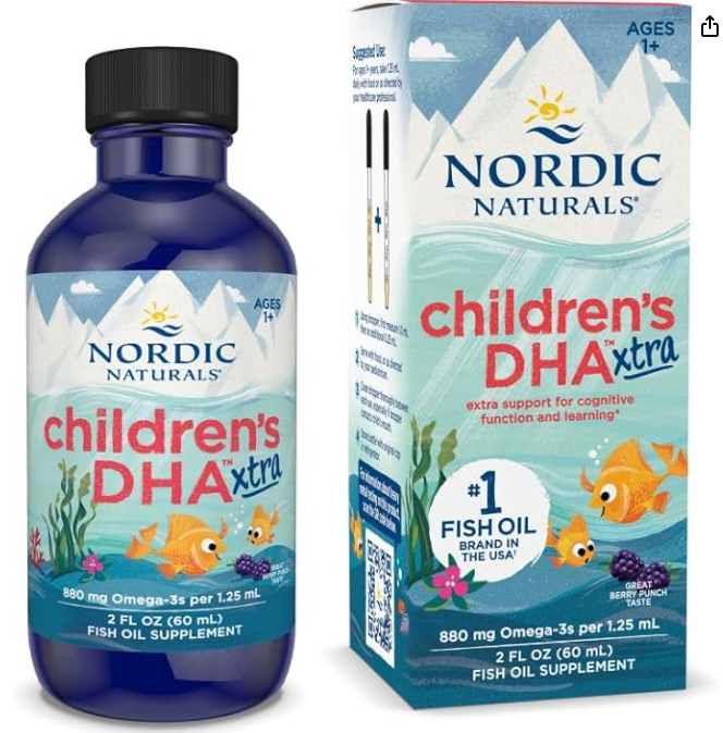 NORDIC NATURALS DHA XTRA PARA NIÑOS - 2 ONZAS , 880 MG OMEGA-3 EPA DHA - 1