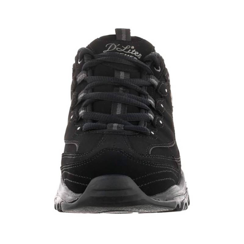 ZAPATILLAS RUNNING SKECHERS DLITES - PLAY ON 11949-BBK - NEGRO - 4