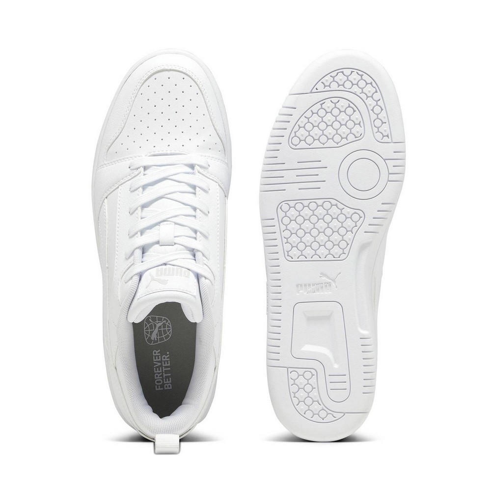ZAPATILLAS HOMBRE PUMA BLANCO  REBOUND V6 392328-03 CUERO - 4
