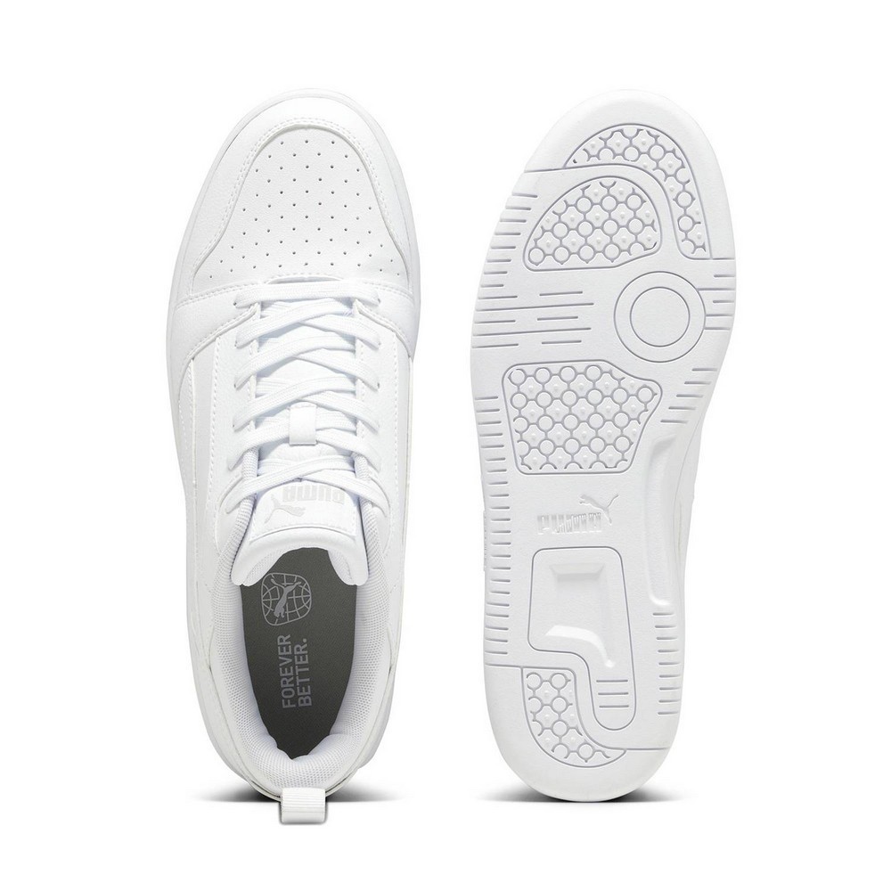 ZAPATILLAS HOMBRE PUMA BLANCO  REBOUND V6 392328-03 CUERO - 4