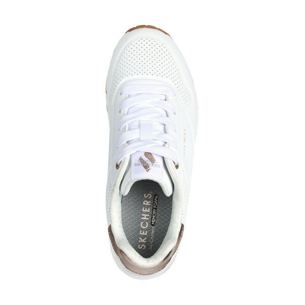 ZAPATILLAS NIÑA SKECHERS BLANCO GEN1 310545L-WHT S CUERO - 4