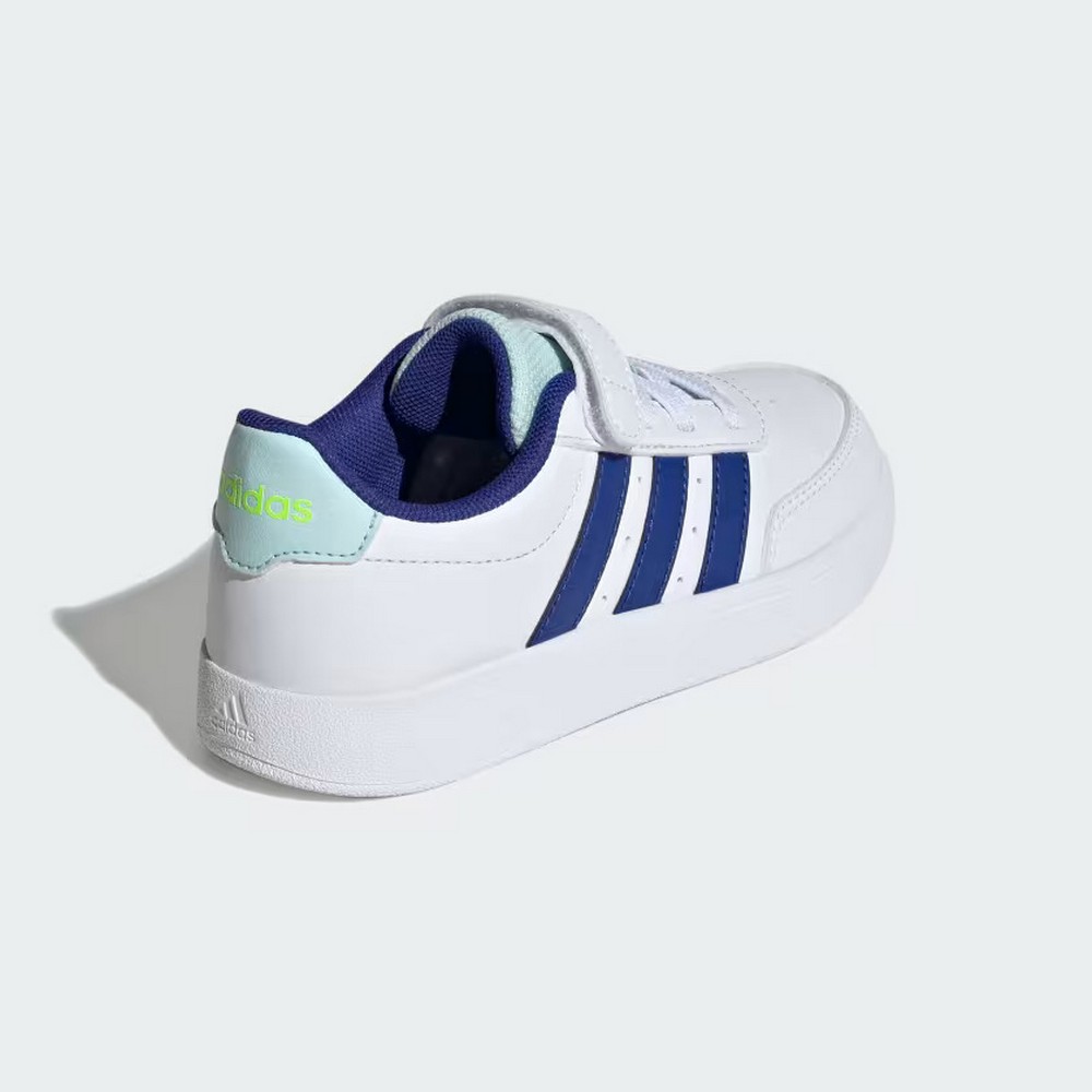 ZAPATILLA NIÑO ADIDAS BLANCO CUERO BREAKNET 2.0 IE3789 - 4