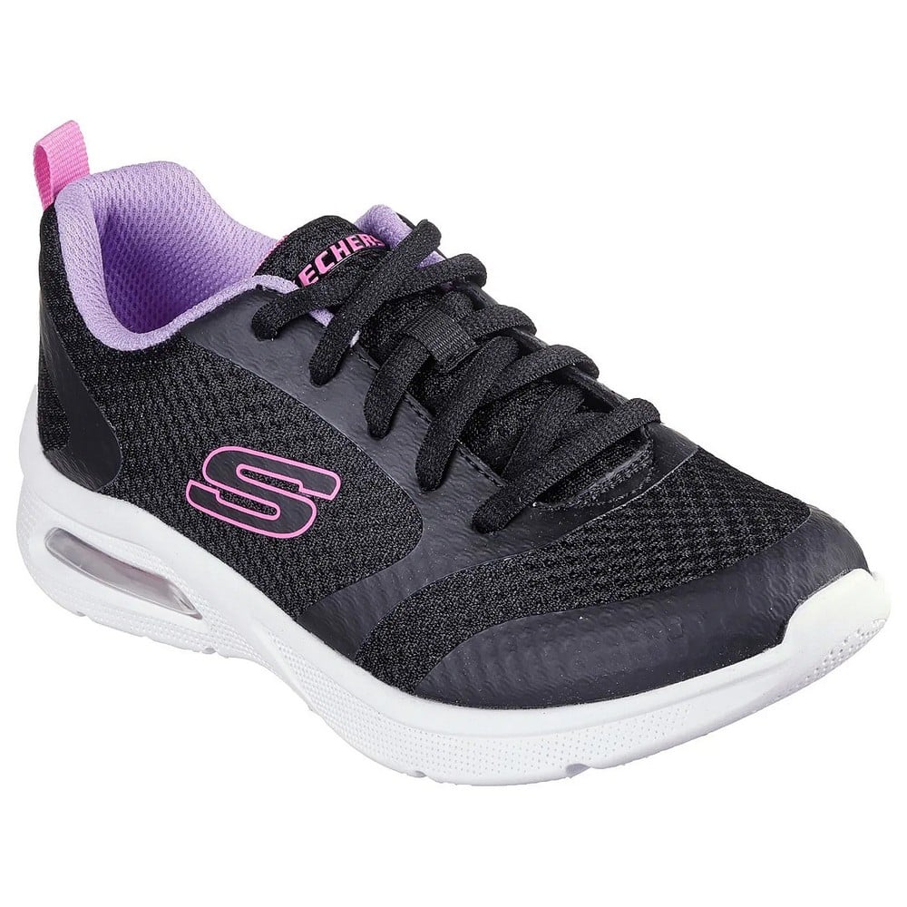 ZAPATILLA MUJER SKECHERS NEGRO MICROSPEC MAX 303544L-BKLV - 3