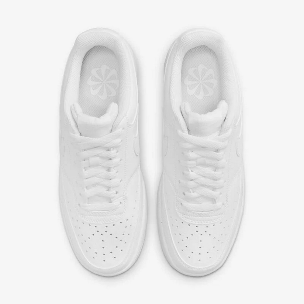 ZAPATILLAS MUJER NIKE BLANCO COURT VISION DH3158-100 CUERO - 4