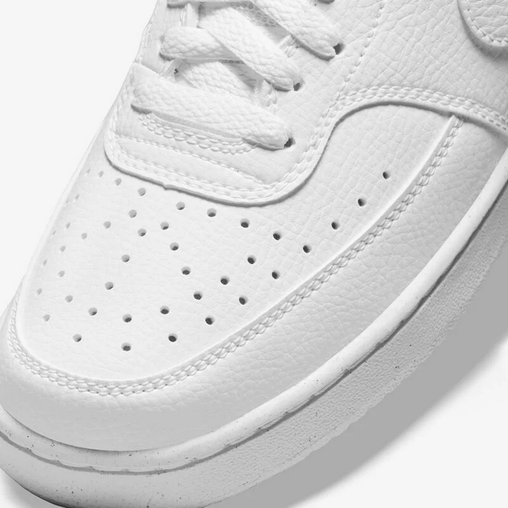 ZAPATILLAS MUJER NIKE BLANCO COURT VISION DH3158-100 CUERO - 5