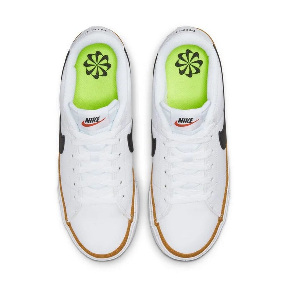 ZAPATILLAS MUJER NIKE BLANCO COURT LEGACY DH3161-100 CUERO - 4