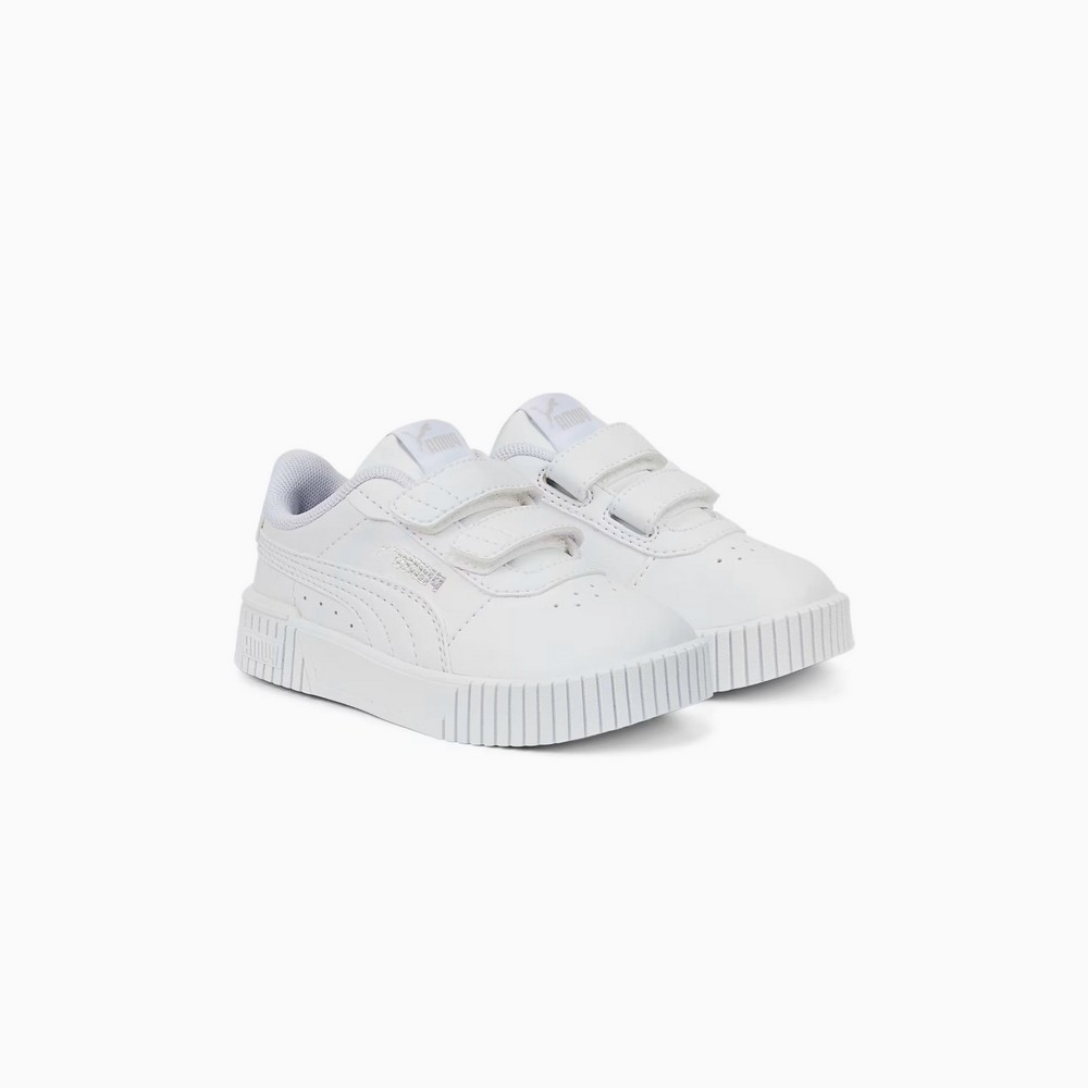 ZAPATILLAS NIÑO PUMA BLANCO CARINA 2.0 389318-02 CUERO - 3