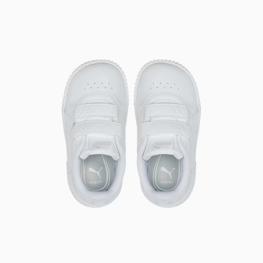ZAPATILLAS NIÑO PUMA BLANCO CARINA 2.0 389318-02 CUERO - 5