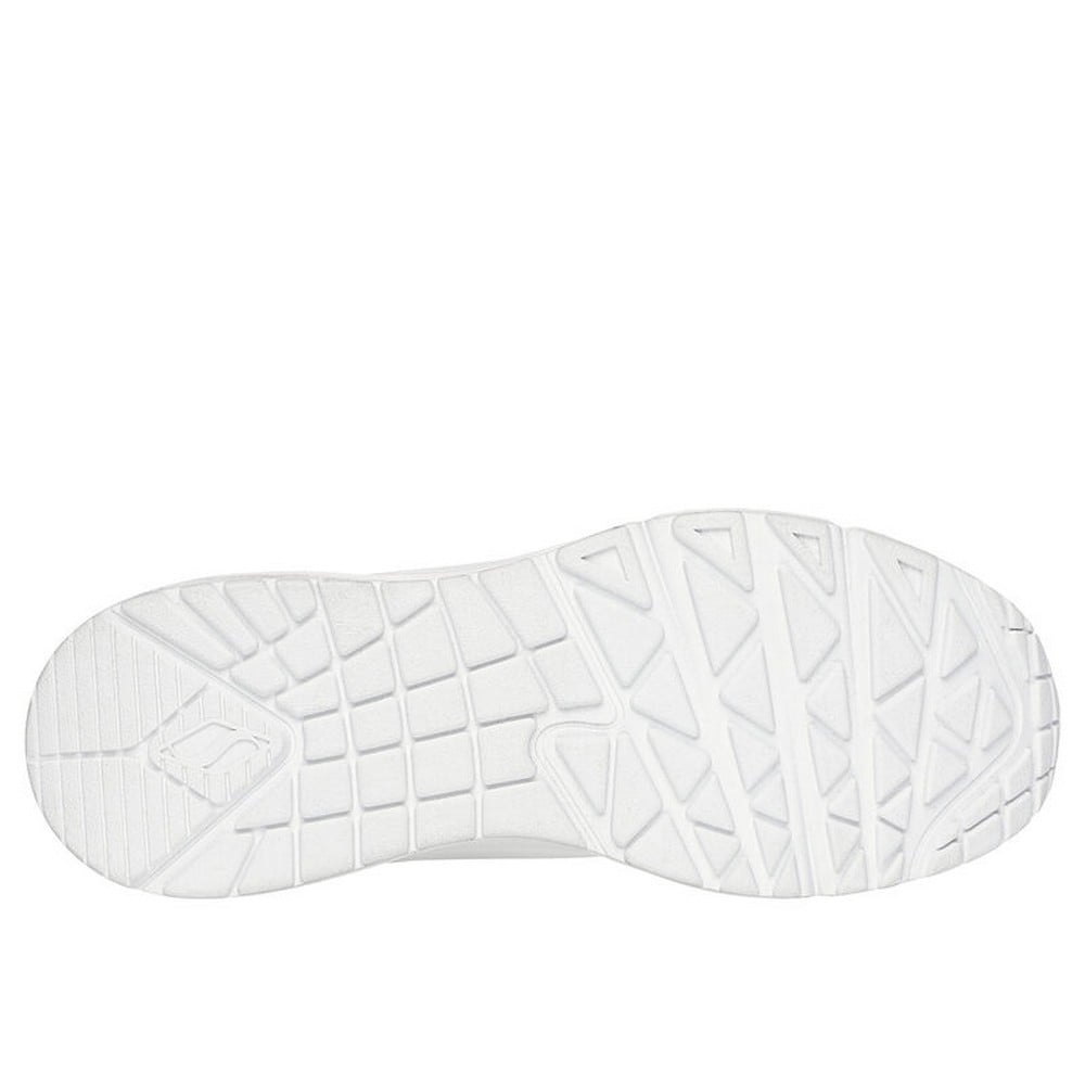 ZAPATILLAS MUJER SKECHERS BLANCO UNO WEDGE 177520-WHT CUERO - 4