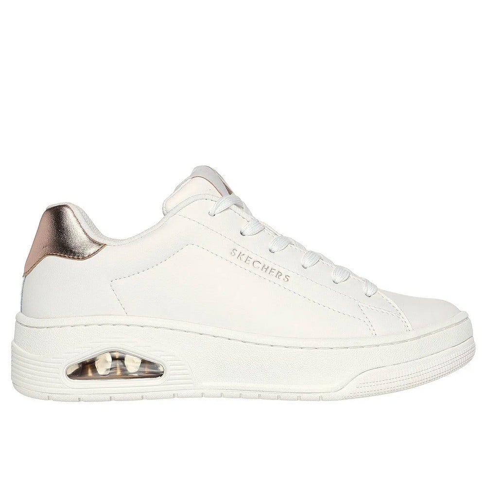 ZAPATILLAS MUJER SKECHERS BLANCO UNO COURT 177700-WHT CUERO - 1