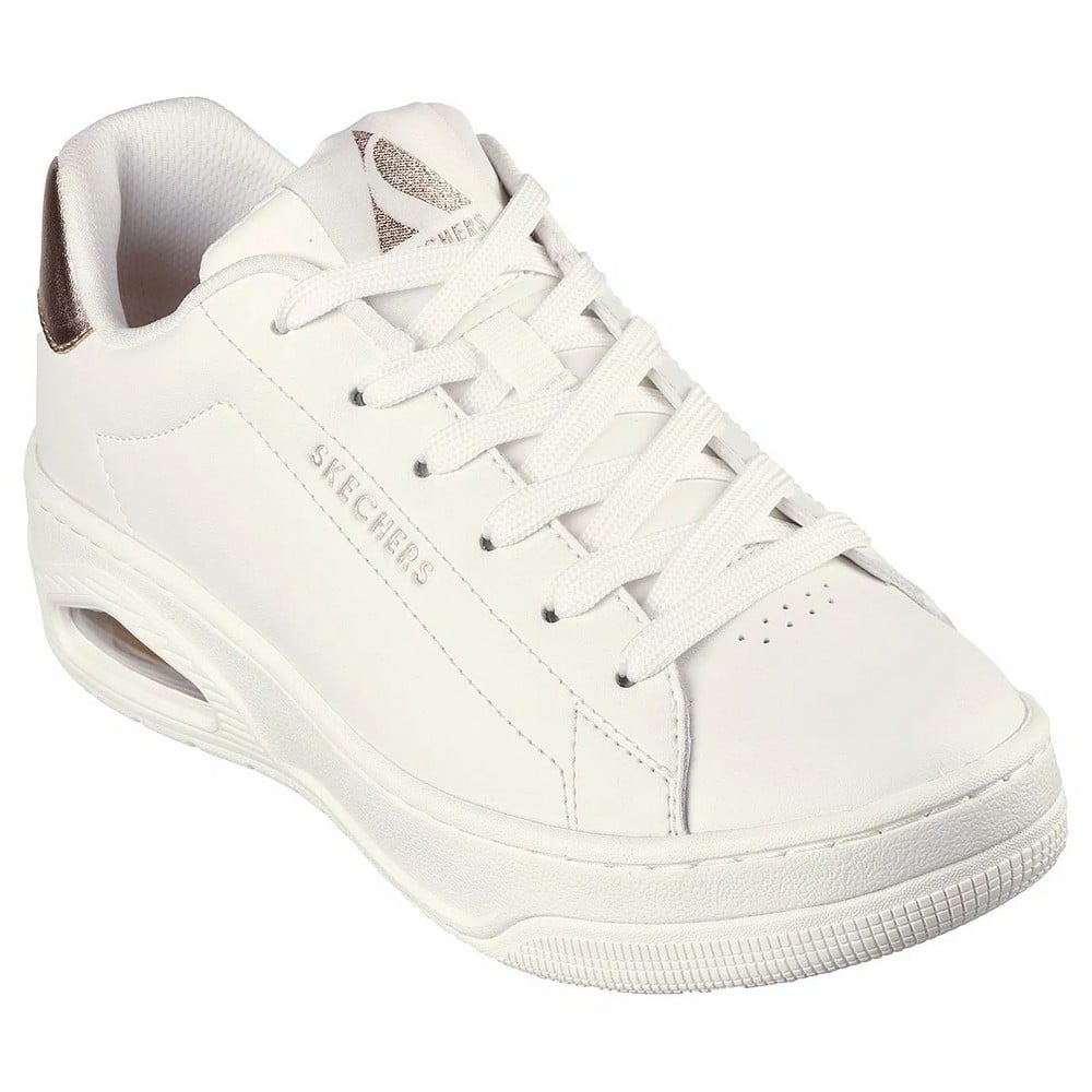 ZAPATILLAS MUJER SKECHERS BLANCO UNO COURT 177700-WHT CUERO - 2