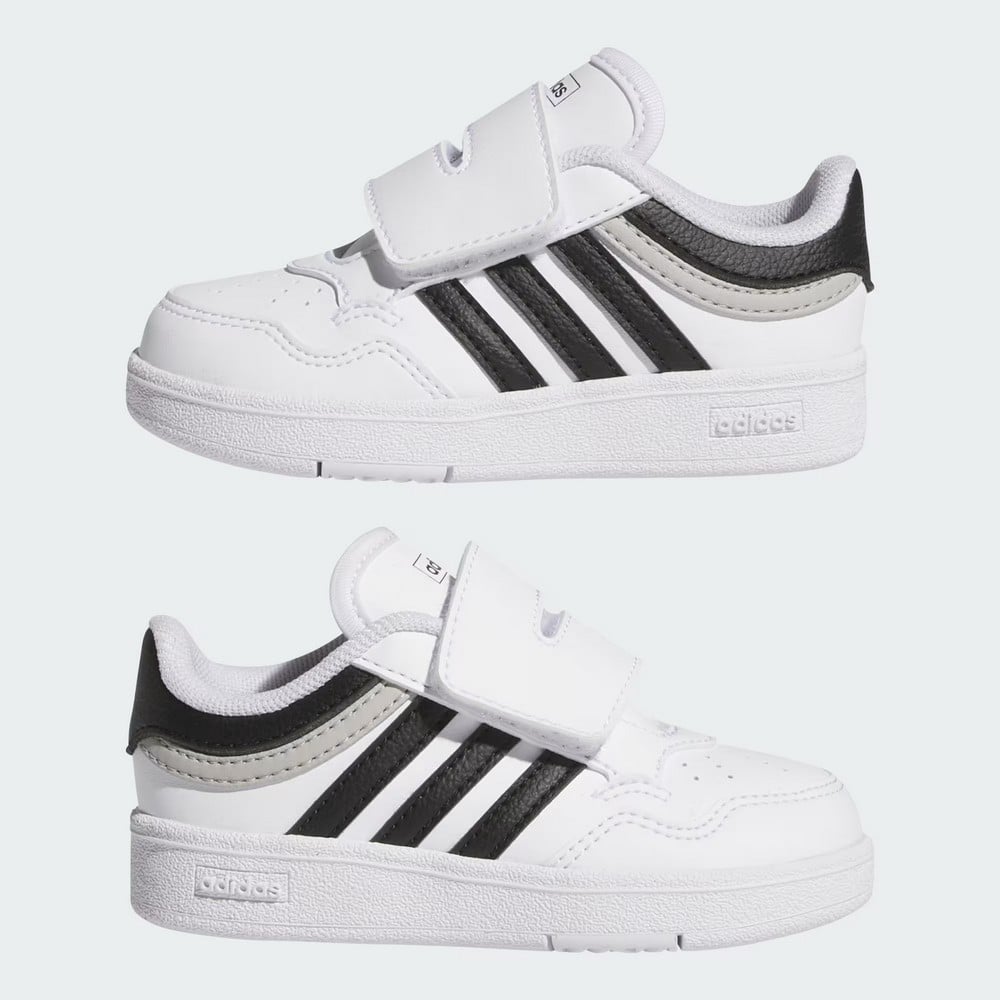ZAPATILLAS NIÑO ADIDAS BLANCO HOOPS 4.0 JI3486 CUERO - 4