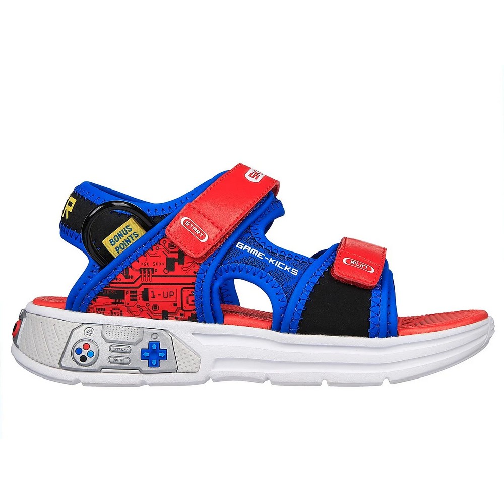 SANDALIAS NIÑO SKECHERS ROJO POWER SPLASH 402264L-RDBL - 2