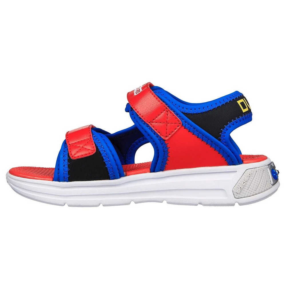 SANDALIAS NIÑO SKECHERS ROJO POWER SPLASH 402264L-RDBL - 3