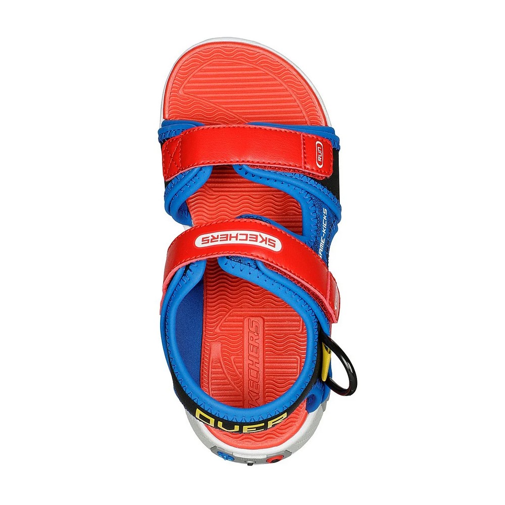 SANDALIAS NIÑO SKECHERS ROJO POWER SPLASH 402264L-RDBL - 4