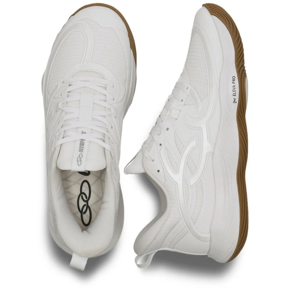 ZAPATILLAS HOMBRE OLYMPIKUS VOLEY BLANCO QU4DRA BR1 CUERO 43391327-BRANCO - 3