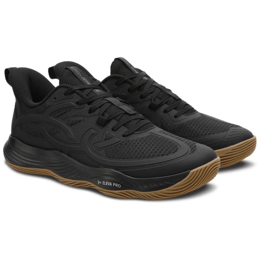 ZAPATILLAS HOMBRE OLYMPIKUS VOLEY NEGRO QU4DRA BR1 CUERO 43391327-PRETO - 2