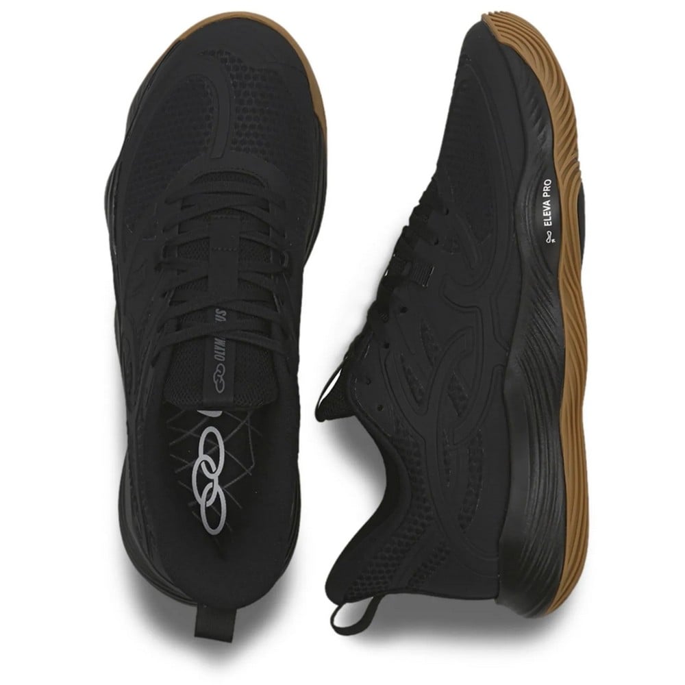 ZAPATILLAS HOMBRE OLYMPIKUS VOLEY NEGRO QU4DRA BR1 CUERO 43391327-PRETO - 3