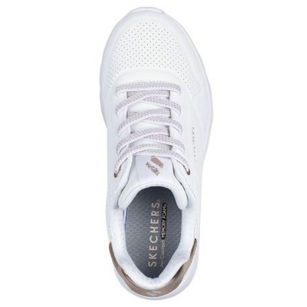 ZAPATILLA SKECHERS UNO LITE 310384L-WHT MUJER - 4