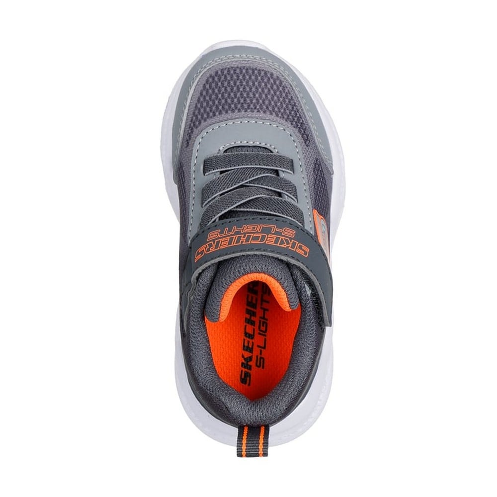 ZAPATILLA SKECHERS METEOR-LIGHTS 401495N-CCGY NIÑOS - 4