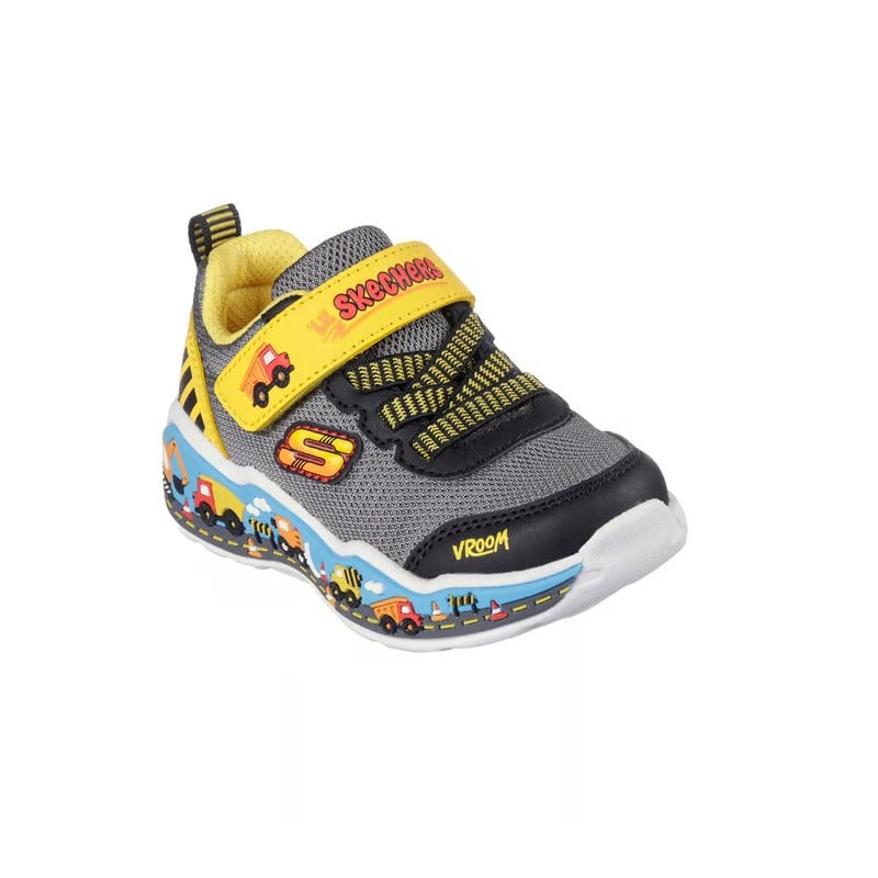 ZAPATILLAS SKECHERS PLAY SCENE 407312N-BKYL NIÑOS - 3