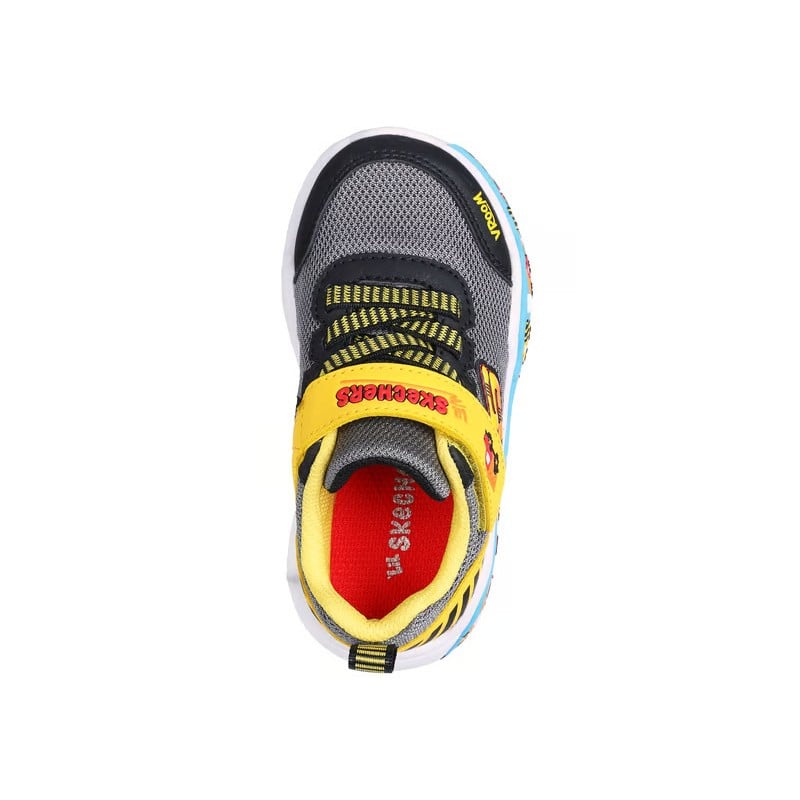 ZAPATILLAS SKECHERS PLAY SCENE 407312N-BKYL NIÑOS - 4