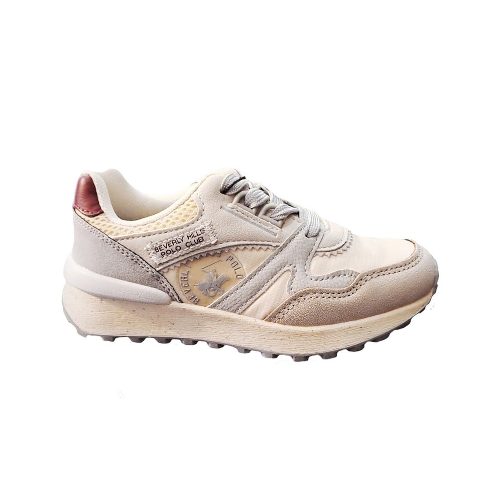 ZAPATILLAS BEVERLY HILLS POLO CLUB ROCKET BEIG NIÑOS - 1