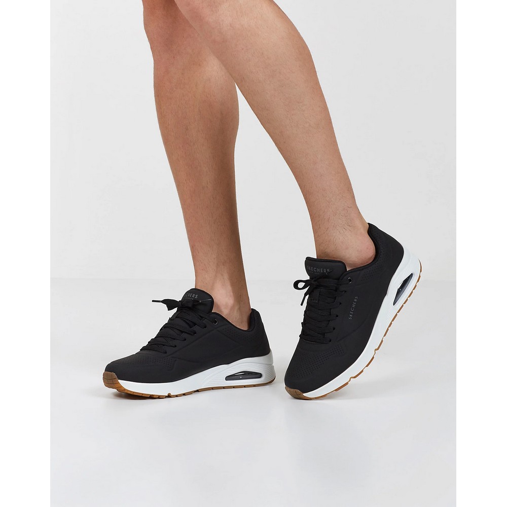 ZAPATILLAS SKECHERS UNO - STAND ON AIR 52458-BLK HOMBRE - 6