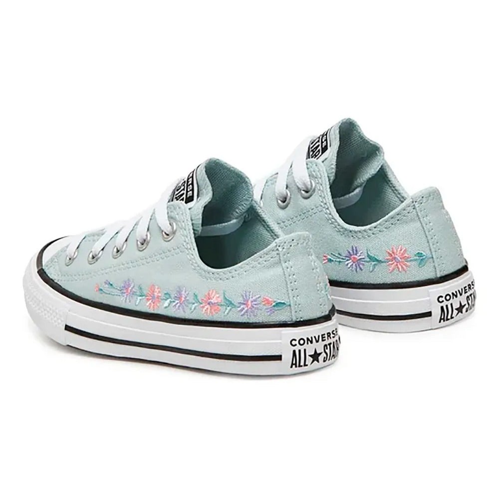ZAPATILLAS CONVERSE EMBROIDERED FLOWERS A11776 NIÑOS - 4