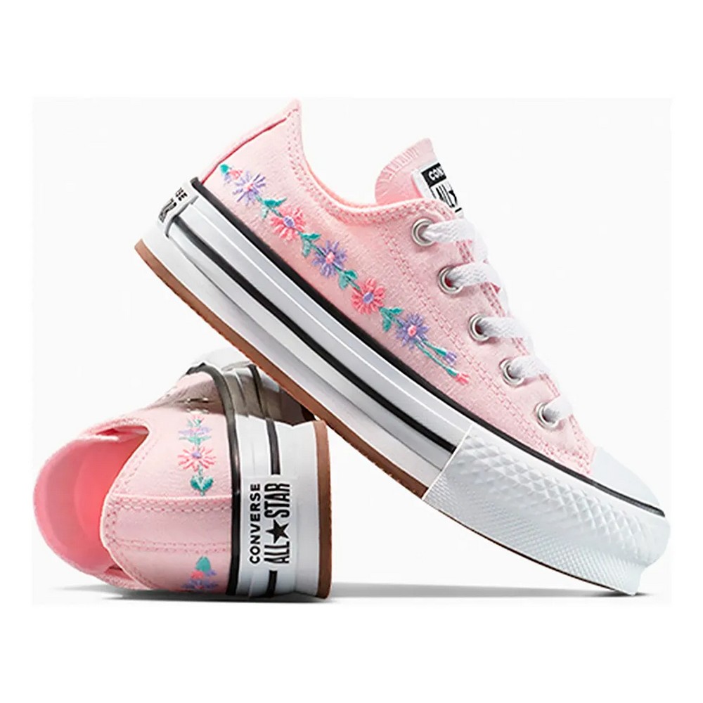 ZAPATILLAS CONVERSE PLATFORM FLOWERS A14996 NIÑOS - 4