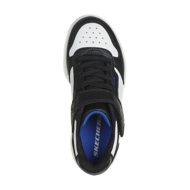 ZAPATILLAS SKECHERS QUICK STREET 405639L-BKW NIÑOS - 4