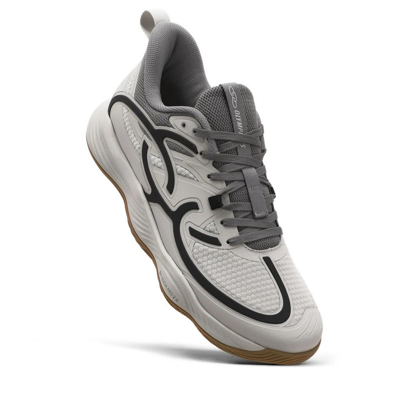 ZAPATILLAS OLYMPIKUS QUADRA BR3 43391327-CINZA HOMBRE - 3