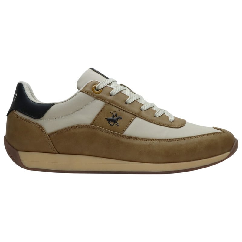 ZAPATILLAS BEVERLY HILLS POLO CLUB LEVEL LEVEL-BEIGE-BLACK HOMBRE - 1