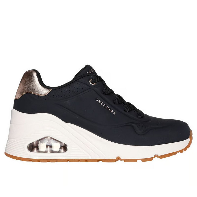 ZAPATILLAS SKECHERS UNO WEDGE - ESCALERAS HI 177520-BLK MUJER - 1